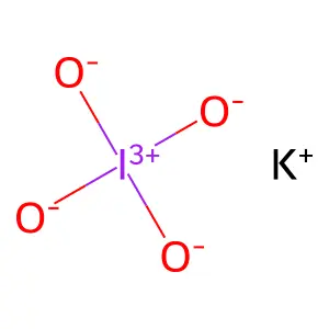 高碘酸鉀 structure