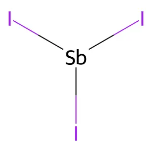 三碘化锑 structure