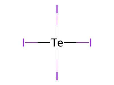 四碘化碲 structure