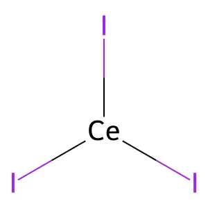 碘化铈 structure