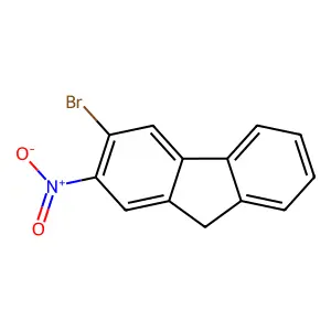3-bromo-2-nitro-9H-fluorene structure