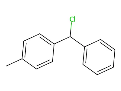 4-Methylbenzhydryl chloride structure