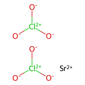 氯酸锶 structure