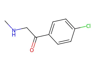 Ethanone, 1-(4-chlorophenyl)-2-(methylamino)- structure