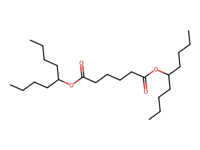Bis(1-butylpentyl) adipate structure