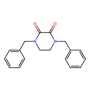 2,3-Piperazinedione, 1,4-bis(phenylmethyl)- structure