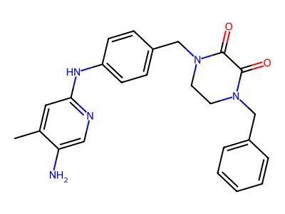 2,3-Piperazinedione, 1-(p-((5-amino-4-methyl-2-pyridyl)amino)benzyl)-4-benzyl- structure