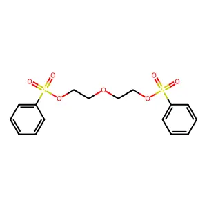 Oxydi(ethane-2,1-diyl) dibenzenesulfonate structure
