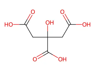檸檬酸 structure