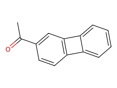 2-Acetylbiphenylene structure