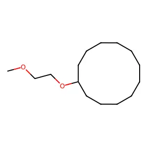 Cyclododecane, (2-methoxyethoxy)- structure