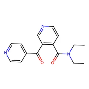 N,N-Diethyl-3-(pyridine-4-carbonyl)pyridine-4-carboxamide structure