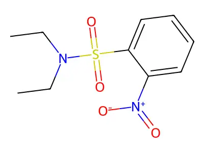 N,N-diethyl-2-nitrobenzenesulfonamide structure