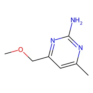 4-(Methoxymethyl)-6-methylpyrimidin-2-amine structure