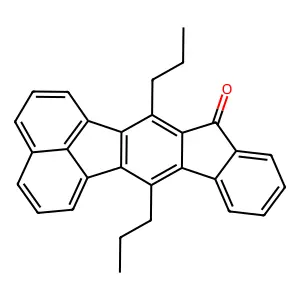 7,13-Dipropyl-12H-indeno[1,2-k]fluoranthen-12-one structure