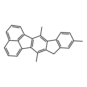 7,10,13-Trimethyl-12H-indeno[1,2-k]fluoranthene structure