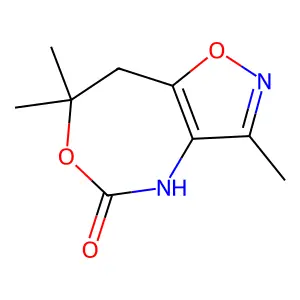 3,7,7-Trimethyl-7,8-dihydroisoxazolo(4,5-d)(1,3)oxazepin-5(4H)-one structure