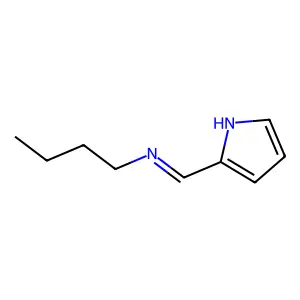 N-[(E)-pyrrol-2-ylidenemethyl]butan-1-amine structure