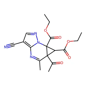 5a-acetyl-6,6a-dicarbethoxy-5a,6a-dihydro-5-methyl-6H-cyclop structure