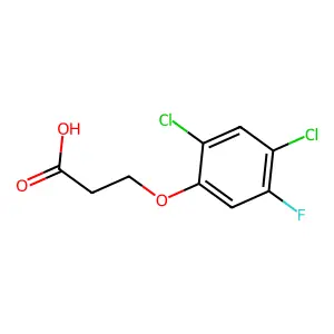 3-(2,4-Dichloro-5-fluorophenoxy)propanoic acid structure