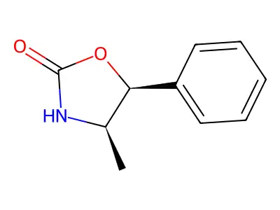 4-Methyl-5-phenyl-2-oxazolidinone, (4S,5R)- structure