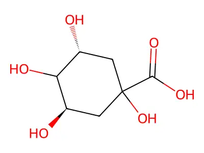 奎尼酸 structure