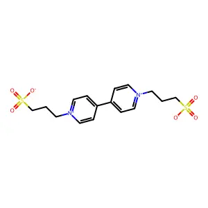 N,N'-Dipropyl-4,4'-bipyridinium sulfonate structure
