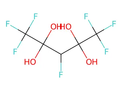 3H-Perfluoro-2,2,4,4-tetrahydroxypentane structure