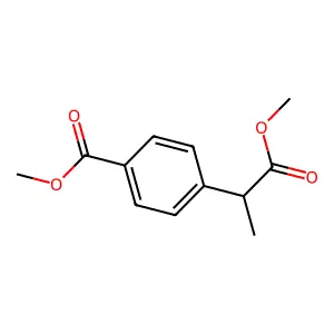 Methyl 4-(1-methoxy-1-oxopropan-2-yl)benzoate structure