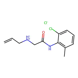 o-Acetotoluidide, 2-(allylamino)-6'-chloro-, hydrochloride structure
