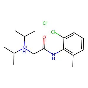 o-Acetotoluidide, 6'-chloro-2-(diisopropylamino)-, hydrochloride structure