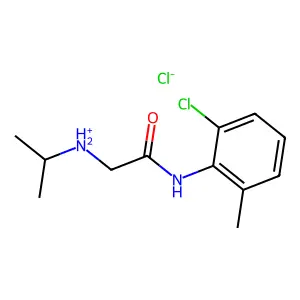 o-Acetotoluidide, 6'-chloro-2-(isopropylamino)-, hydrochloride structure