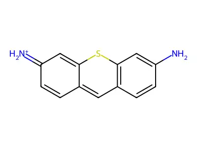 3,6-Diaminothioxanthylium structure
