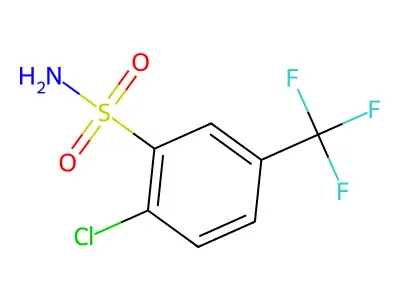 2-Chloro-5-trifluoromethyl-benzenesulfonamide structure
