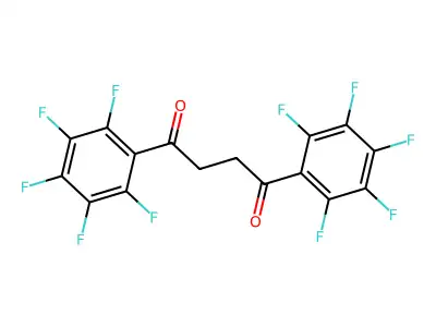 1,4-Bis(pentafluorophenyl)-1,4-butanedione structure