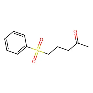 5-Benzenesulfonylpentan-2-one structure