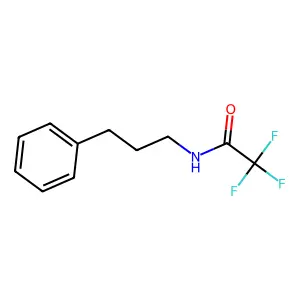 2,2,2-Trifluoro-N-(3-phenylpropyl)acetamide structure