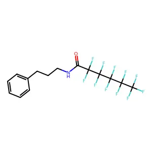 N-(3-Phenylpropyl)-undecafluorohexanamide structure
