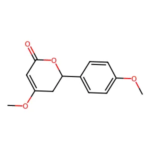 4-Methoxy-6-(4-methoxyphenyl)-5,6-dihydropyran-2-one structure
