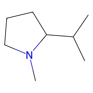 1-Methyl-2-(1-methylethyl)pyrrolidine structure