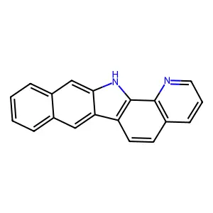 13H-Benzo(h)pyrido(2,3-a)carbazole structure