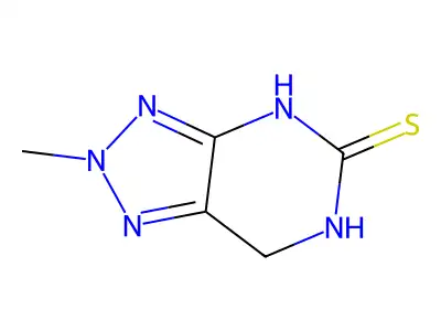2-methyl-6,7-dihydro-3H-triazolo[4,5-d]pyrimidine-5-thione structure