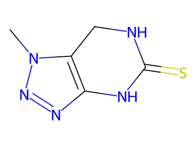 1-methyl-6,7-dihydro-4H-triazolo[4,5-d]pyrimidine-5-thione structure
