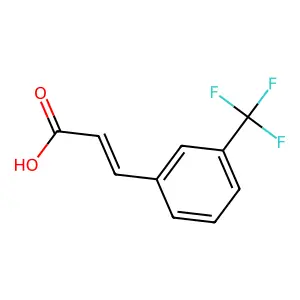 (E)-3-(Trifluoromethyl)cinnamic acid structure
