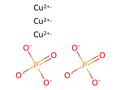 磷酸铜 structure