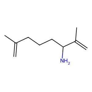 2,7-Dimethyl-1,7-octadien-3-amine structure