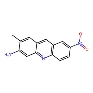3-Acridinamine, 2-methyl-7-nitro- structure