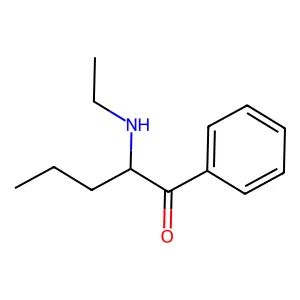 2-(Ethylamino)-1-phenyl-1-pentanone structure