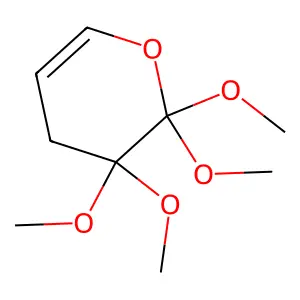 2,2,3,3-Tetramethoxy-3,4-dihydro-2H-pyran structure