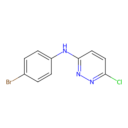 N-(4-bromophenyl)-6-chloropyridazin-3-amine structure